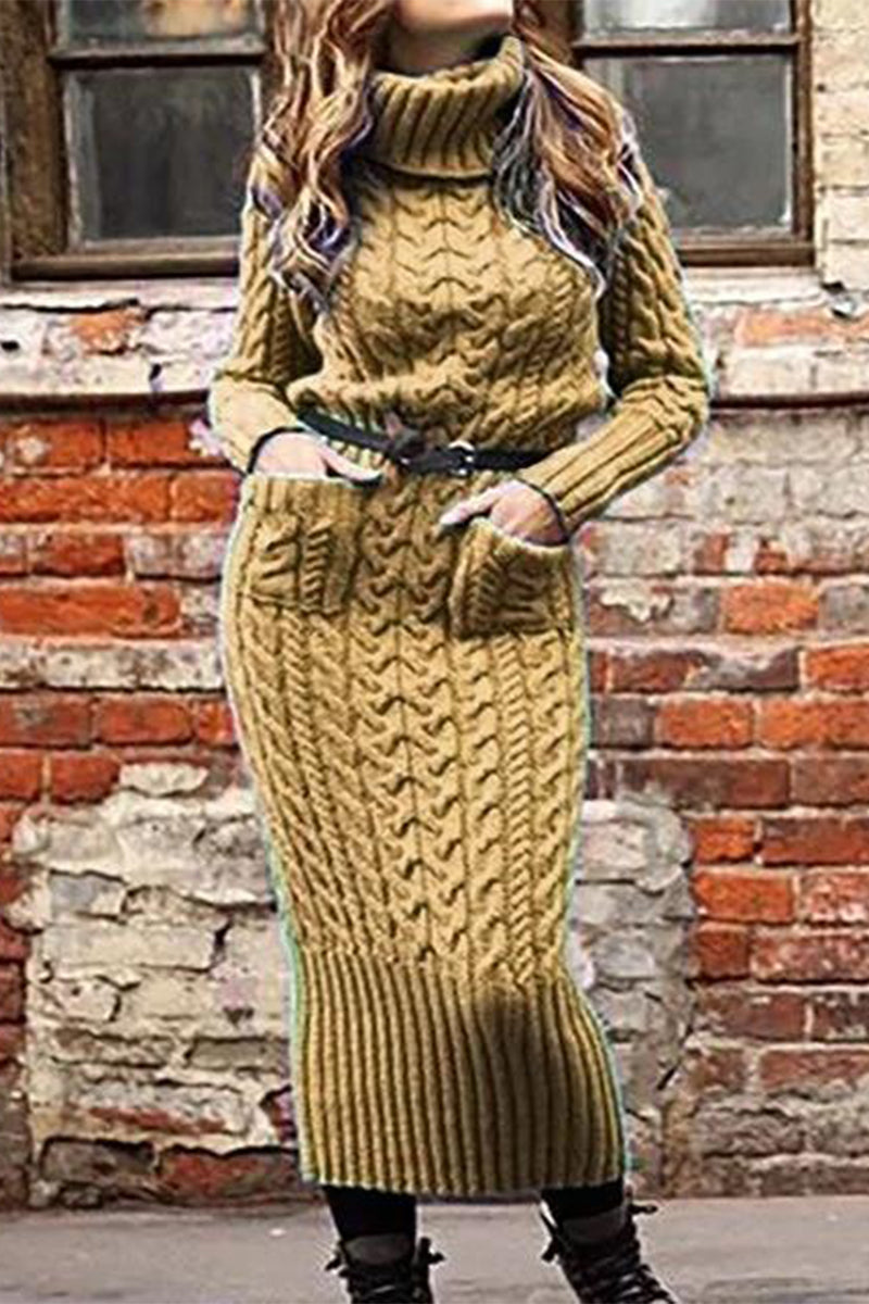 Variant image for Dam Vinterklänning Enkel Elegant Polyester-13