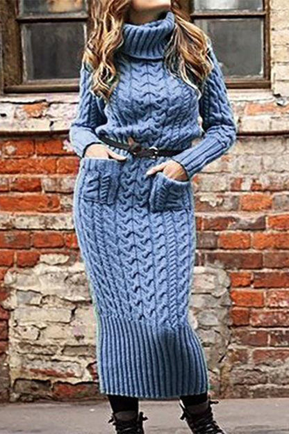 Variant image for Dam Vinterklänning Enkel Elegant Polyester-1