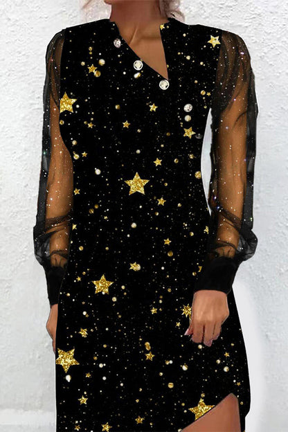 Variant image for Kvinnors Lätt Klänning Elegant Polyester-25