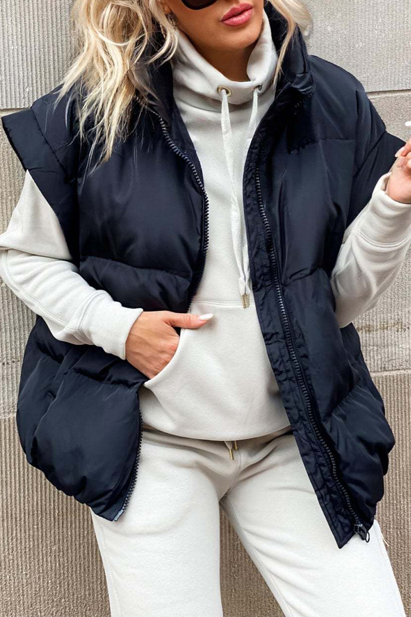 Dam Turtleneck Kappa Dragkedja Polyester 8