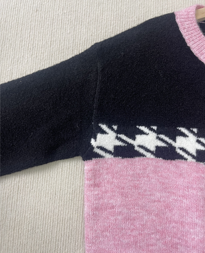 Stickad Dam Tröja Långa Ärmar Modern Design Högkvalitativt Material-3