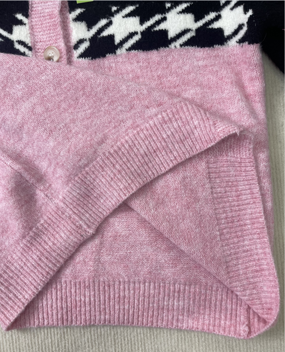 Stickad Dam Tröja Långa Ärmar Modern Design Högkvalitativt Material-5