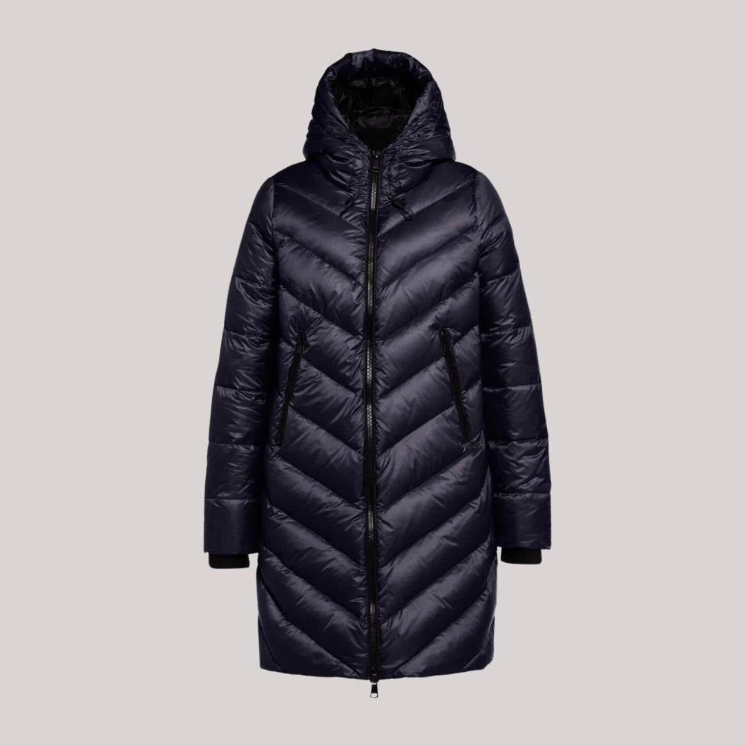 Variant image for Dam Klänning Chevron Mönster Fodrad Lätt Tyg-6