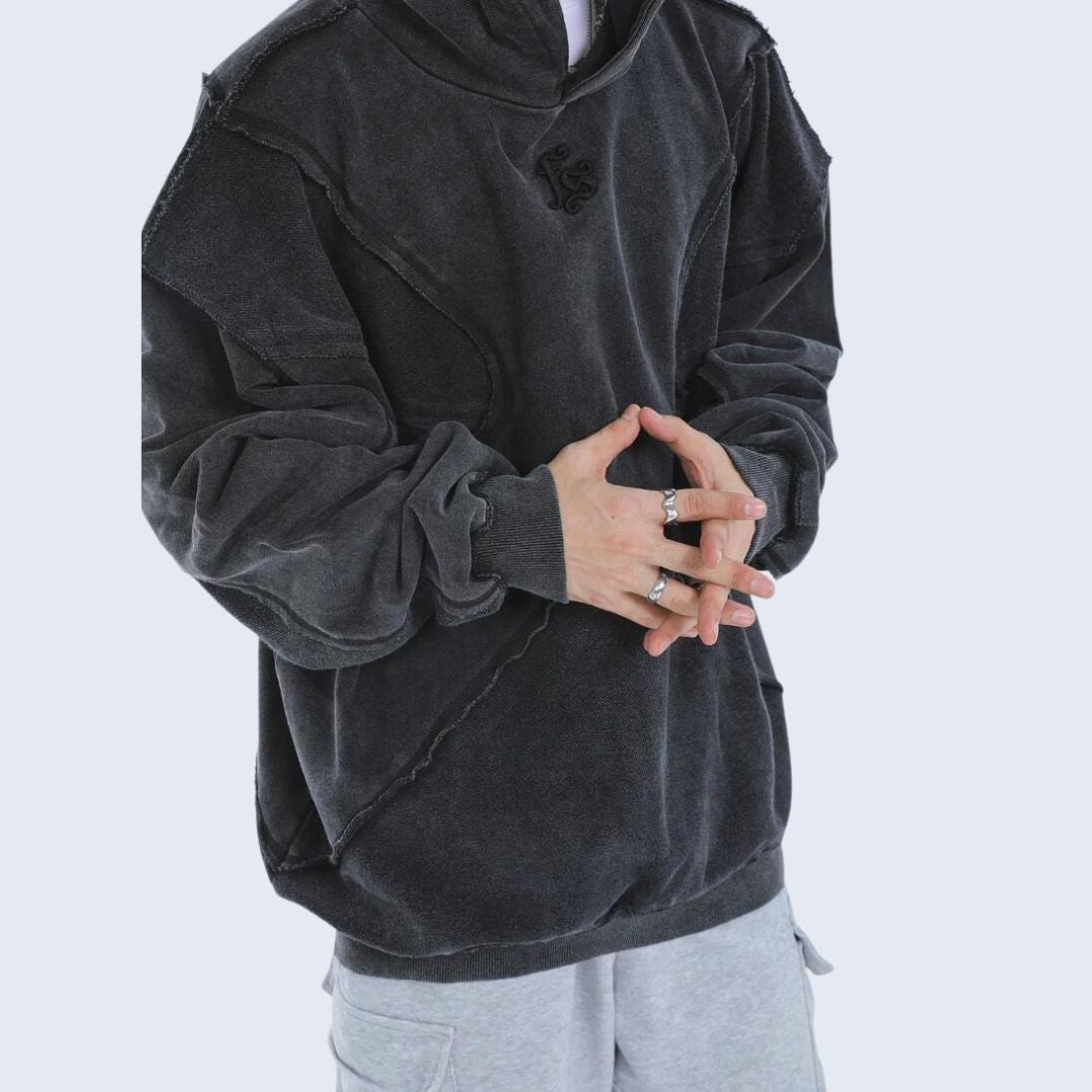 Variant image for Dam Hoodie Minimalistisk Design 100% Bomull-2