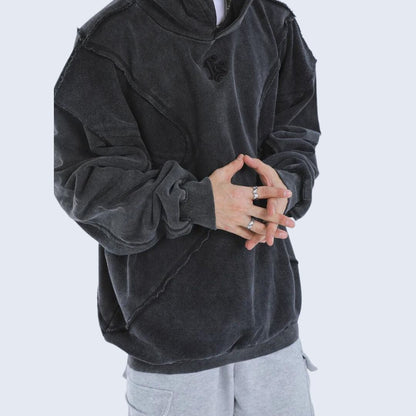 Variant image for Dam Hoodie Minimalistisk Design 100% Bomull-2