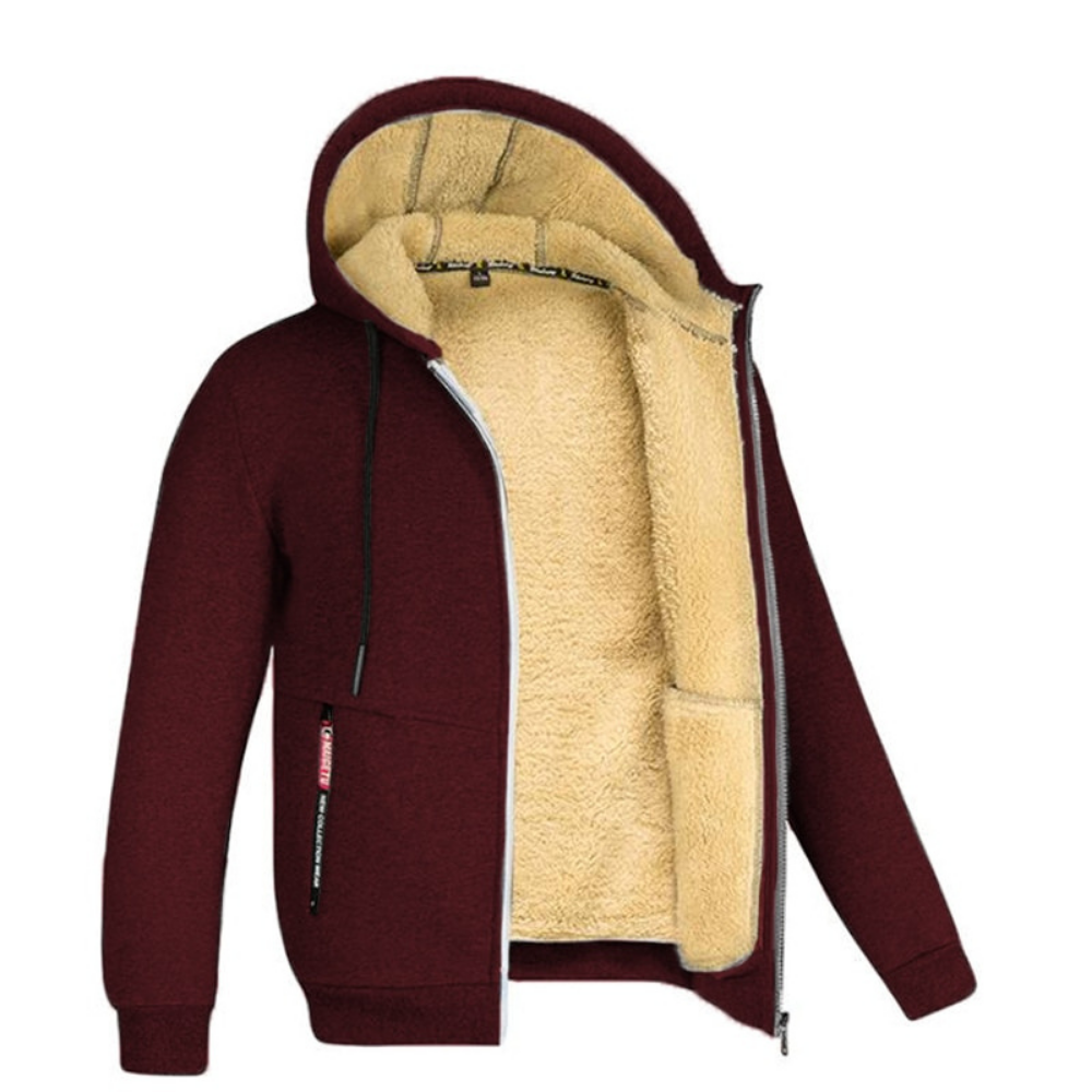 Herrjacka Vinter Mjuk Polyester Modern Design 10