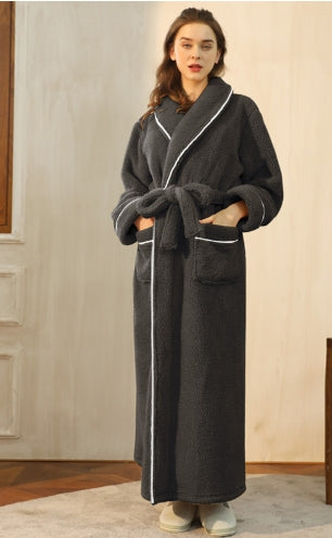 Variant image for Dam Badrock Tjock Plysch Komfortabel Polyester-10