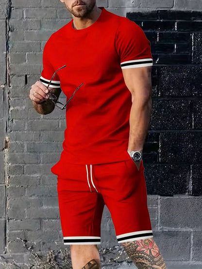 Variant image for Dam Sportig Uppsättning T-shirt och Shorts i Mjuk Bomull-31