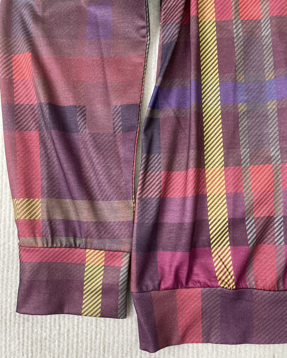 Dam Skjorta Rutig Avslappnad 100% Bomull-4