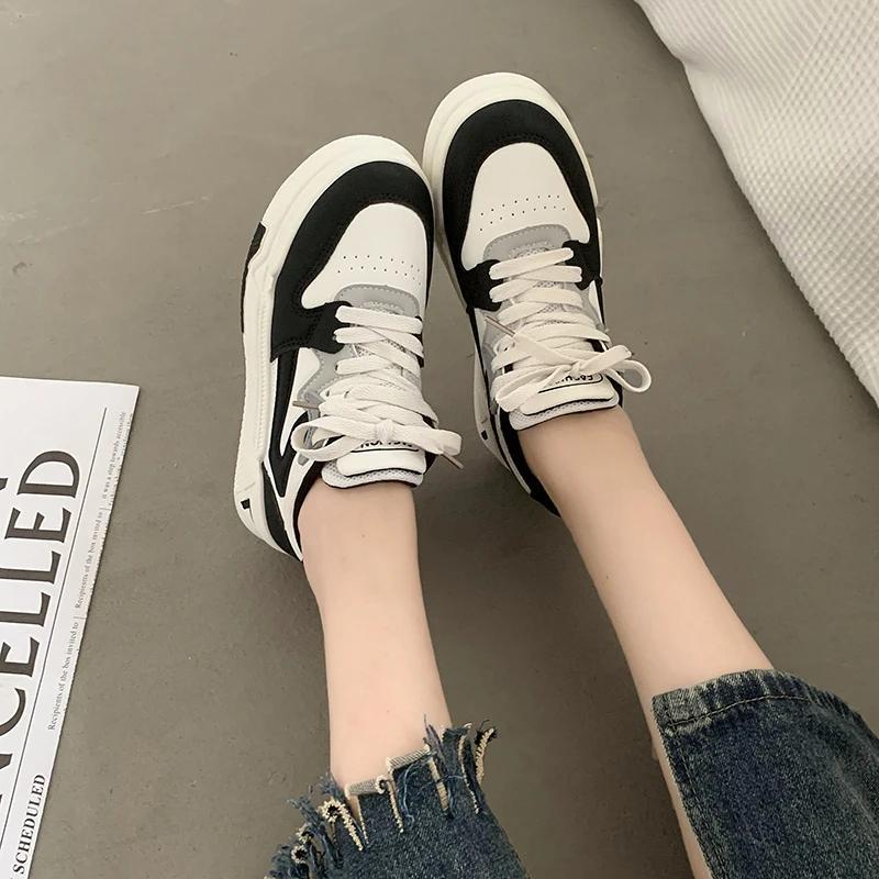 Dam Sneakers Elegant Design Syntetmaterial för Alla Tillfällen-3