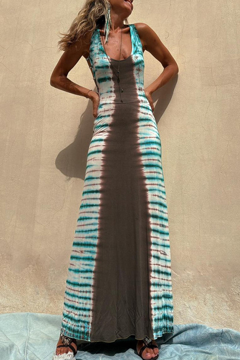 Variant image for Dam Bodysuit Ärmellös Tie-Dye Polyester Elastan-1