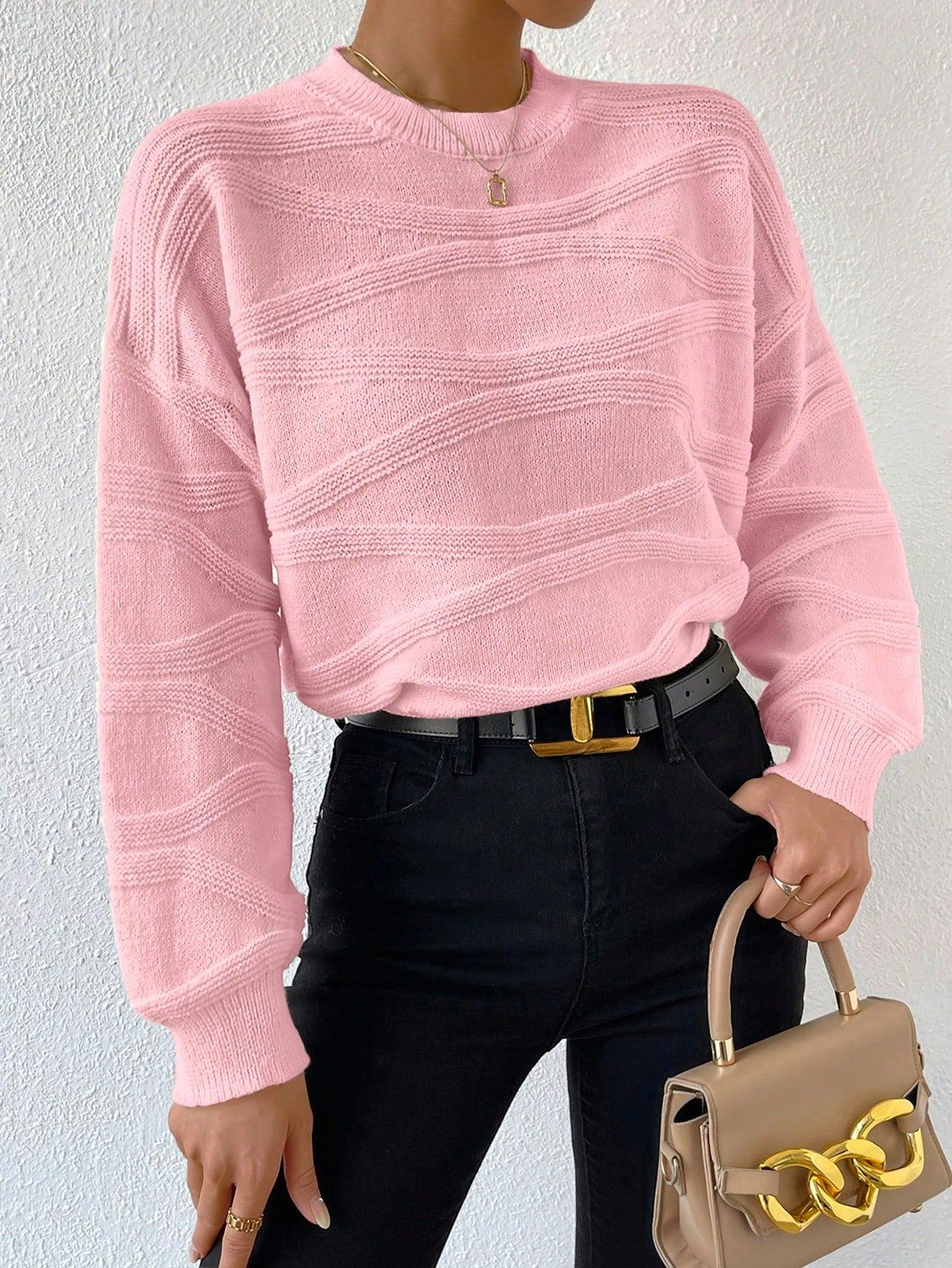 Variant image for Kvinnors Cardigan Överlappande Axlar Mjuk Stickad Tyg-8