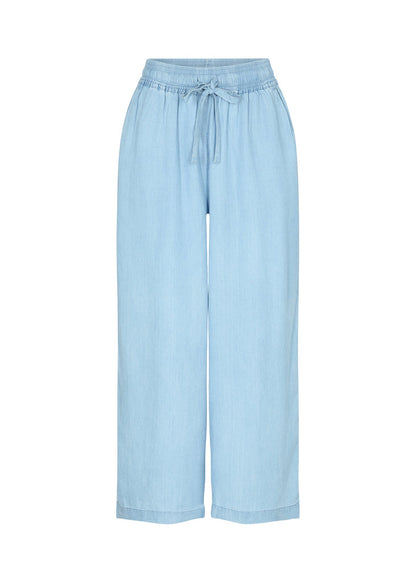 Dam Byxor Loose Fit Denimlook 100% Lyocell-5