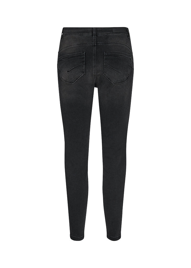 Snygga Byxor Dam Stretchig Polyester för Vardags och Fritid-5