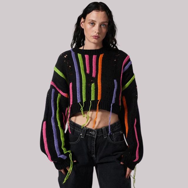 Variant image for Dam Kort Kofta Randig Polyester Elastaan-1