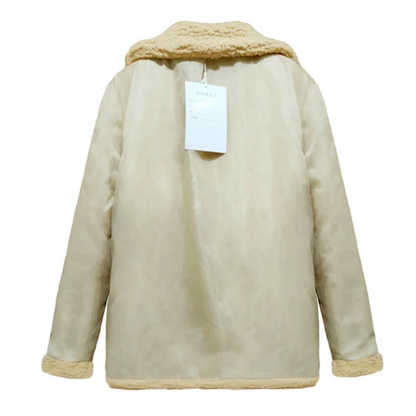 Dam Vinterjacka Casual Polyester Vattenavvisande Lång Modell-6