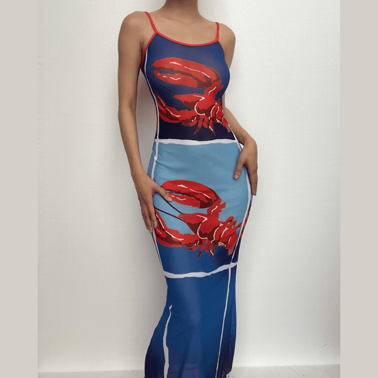 Dam Klänning Rufsad Satin Elegant för Formella Tillfällen-1