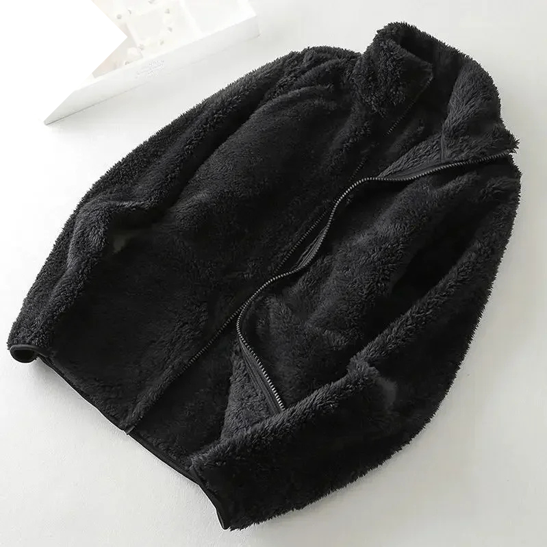 Fleecejacka Dam Fluffig Design med Dragkedja i Polyester 7