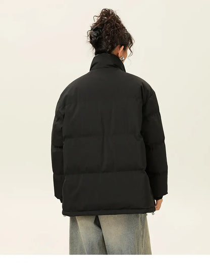 Dam Fritidjacka Brant Krage Tjockt Bomullsmaterial-2