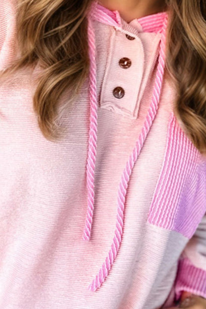 Dam Hoodie Enkel Vinter Mjuk Bomullspolyester-4