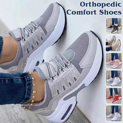 Dam Skor Ortopedisk Design Komfortskor Syntetisk Material-2