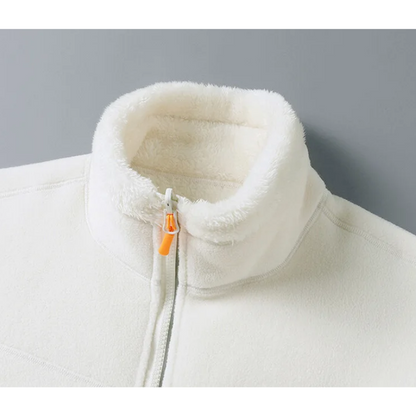 Herren-Fleecejacke, lange Ärmel, hochwertiger Fleece, mit Reißverschlusstaschen 2