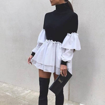 Variant image for Dam Miniklänning Långärmad A-Linje Polyester-5