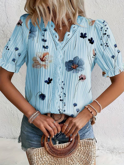 Dam Blus Modern Mångsidig Polyester 10