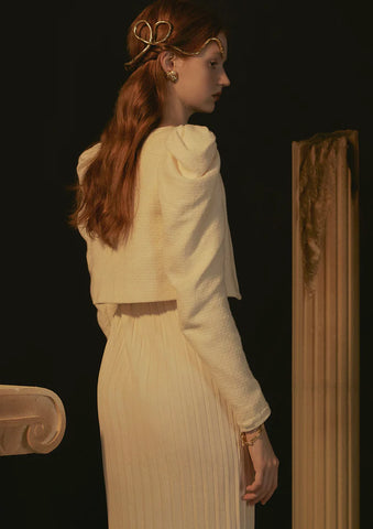 Romersk Stil Damklänning med Draperad Design och Empire Midja – Fina och Eleganta Damklänningar för Alla Tillfällen 2