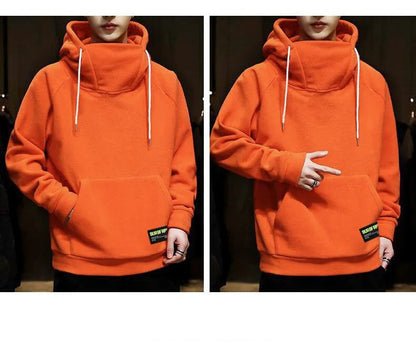 Damer Överdimensionerad Huvjacka Varm Polyester-6