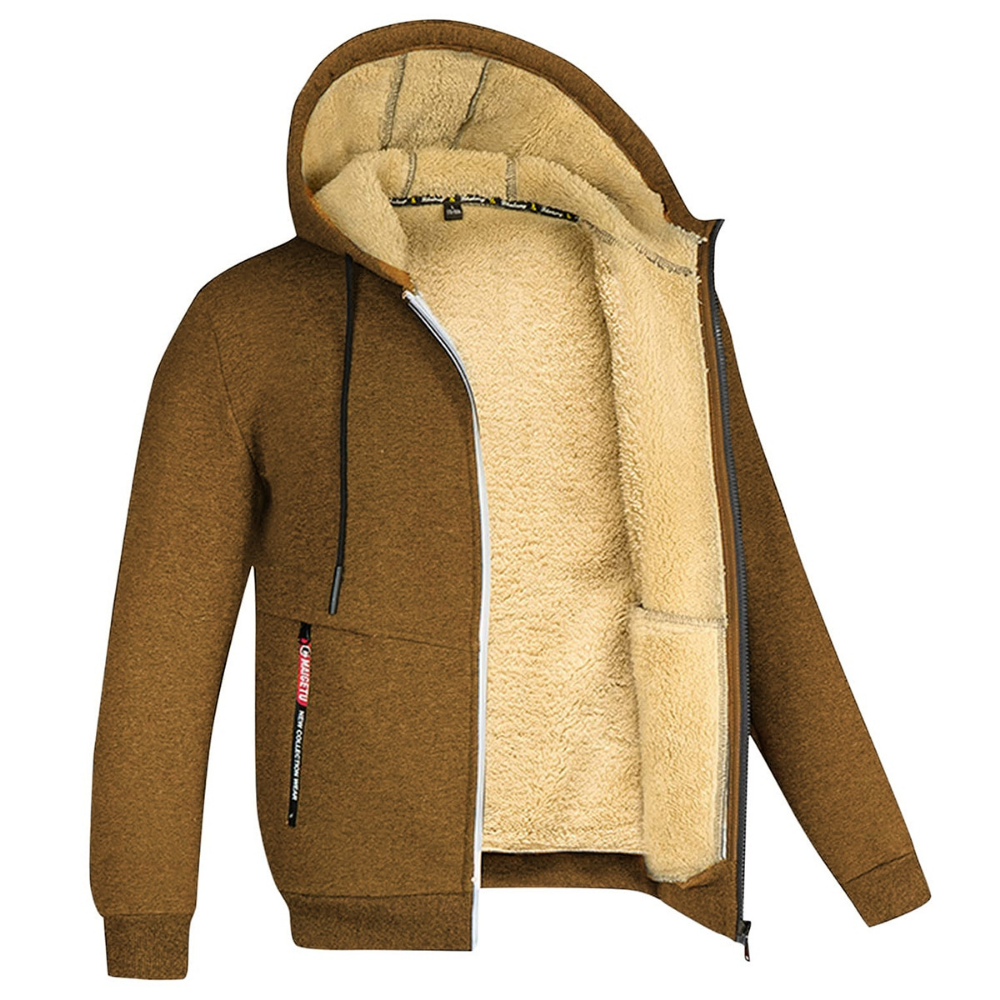 Herrjacka Vinter Mjuk Polyester Modern Design 15