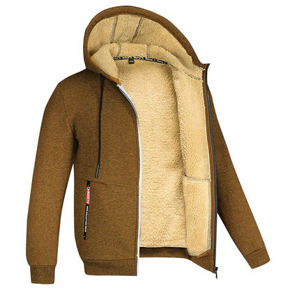 Herrjacka Vinter Mjuk Polyester Modern Design 15