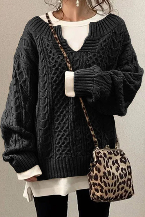 Dam Jersey Topp Långa Ärmar V-hals Mjuk och Följsam 6