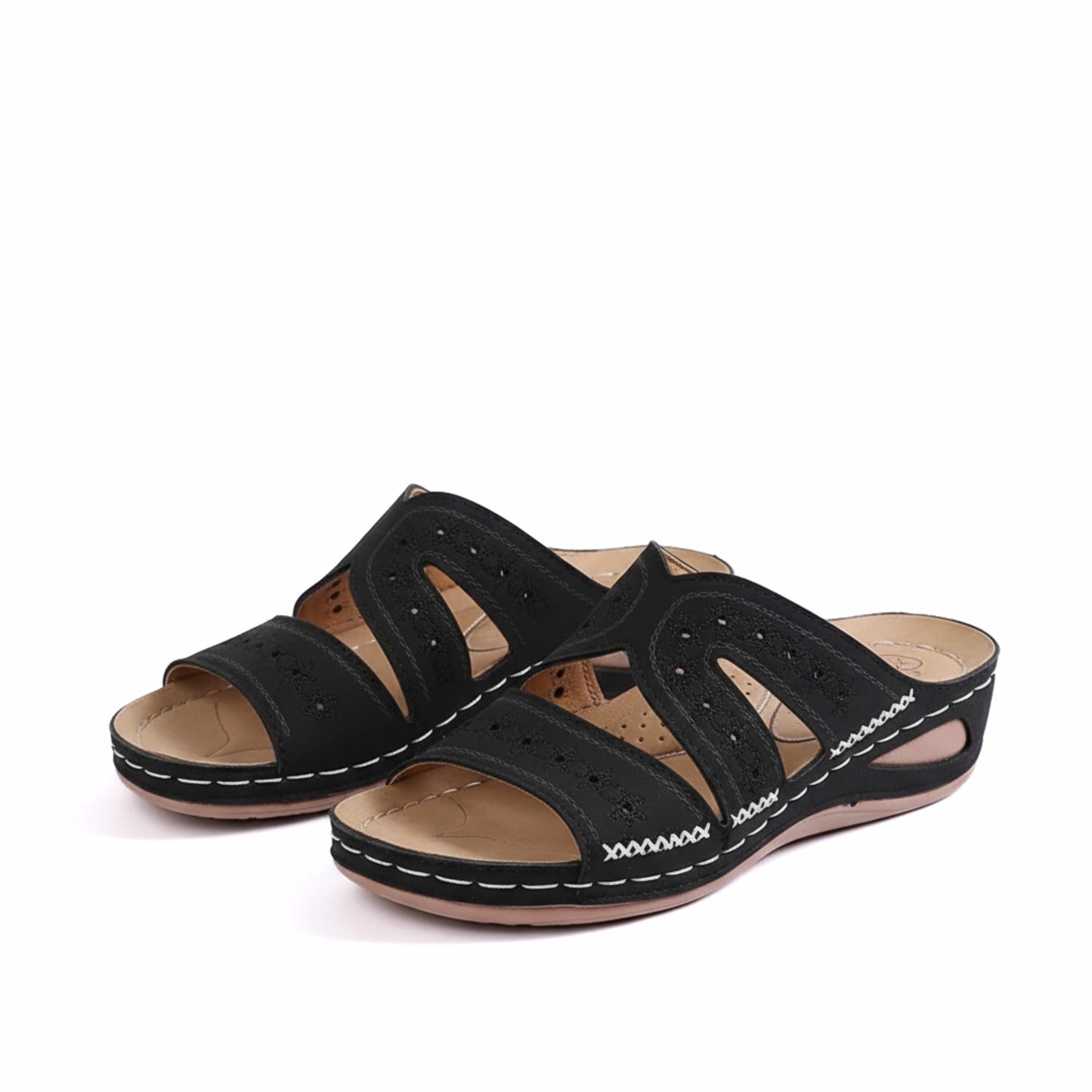 Dam Sandaler Ortopediska Mjuka Komfort 4 cm Sula