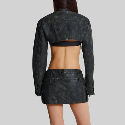 Dam Shorts Hög Midja Chic Bomull-2