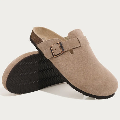 Dam Tofflor Mocka Modern Design Bekväm Slip-Resistent Sula-4