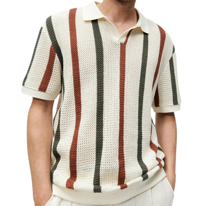 Herr Polo T-shirt Golf Klassisk Polyester-1