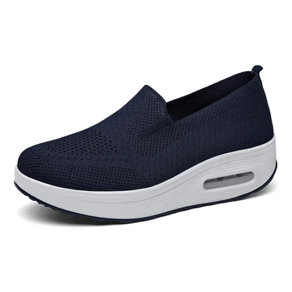Dam Tofflor Monokrom Nät Slip-On Design för Komfort och Stil-3