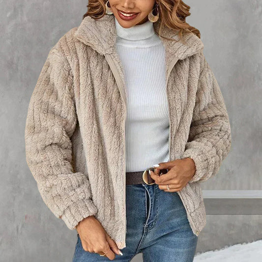Dam Fleecejacka Modern Chic Fleece för Komfort och Stil-1