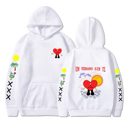 Variant image for Unisex Hoodie Flerfärgad Polyester Casual Komfort-1