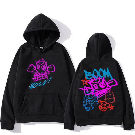 Unisex Hoodie Arcane Jinx Tecknad Design Polyester-1