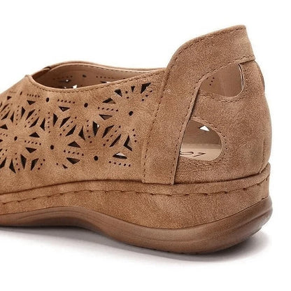 Dam Sneakers Snörskor Syntetiskt Läder Flexibel Sula-4