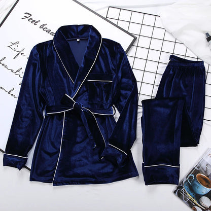Kvinnor Loungewear Set Avslappnad Höststil Mjuk Tygblandning-3