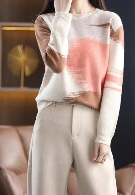 Dam Långärmad Klänning Elegant Mjuk Material Tie Färgämne 1