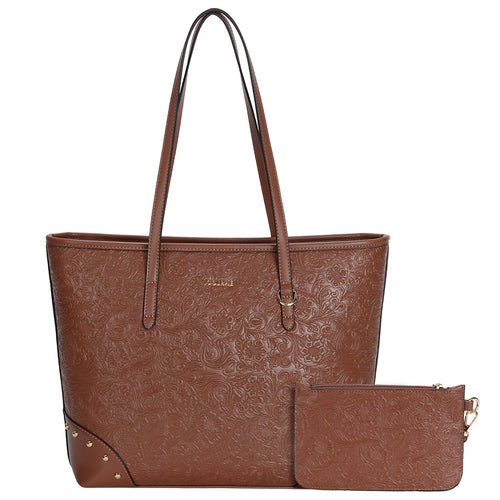 Dam Axelväska Rymlig PU-Läder Elegant Design Justerbara Axelremmar-1