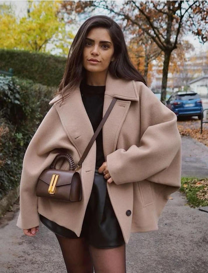 Kvinnlig Blazer Modern Stil Andningsbart Tyg-4