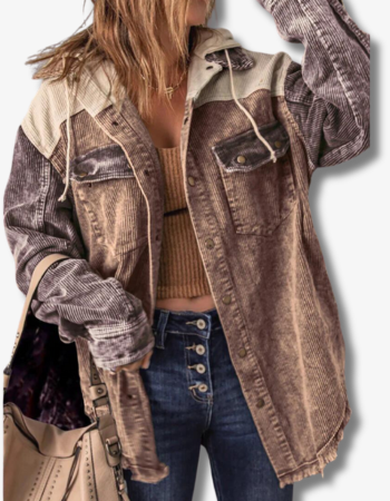 Variant image for Damjacka Vintage Retro Stil Högkvalitativt Tyg-1