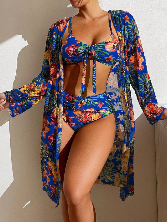 Dam Bikini Set Trendig Högkvalitativ Polyester och Elastan 1