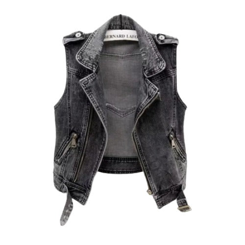 Variant image for Dam Väst Denim Modern Stil Mångsidig Komfort-1