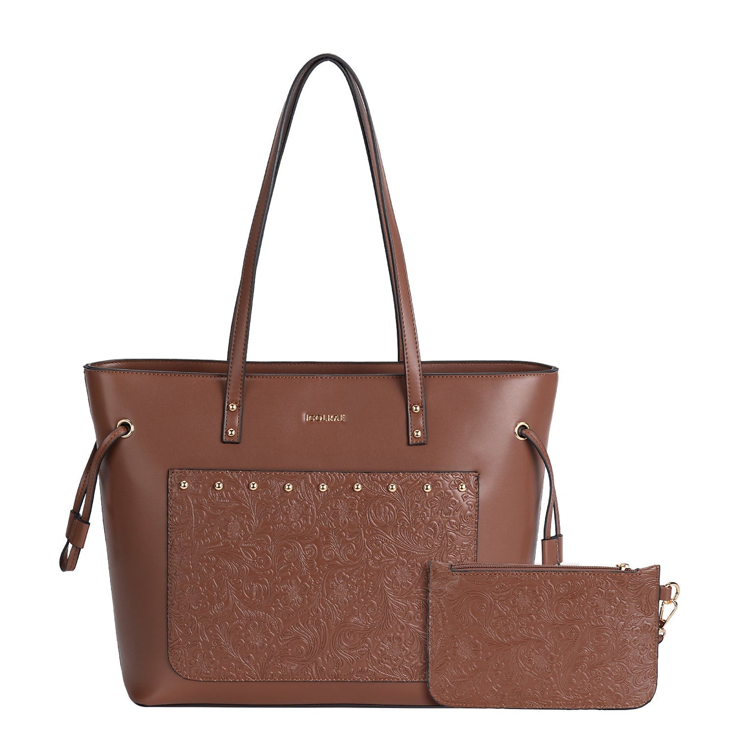 Dam Axelväska Rymlig PU-Läder Elegant Design-1